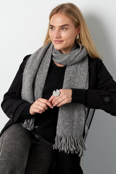 Winter Whispers scarf - black h5 Picture2